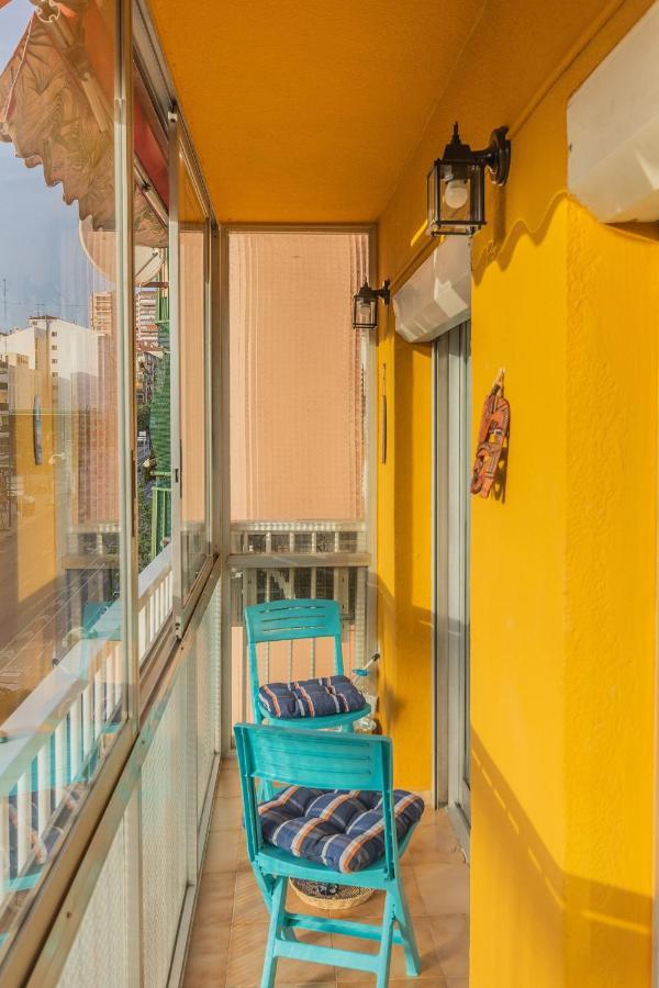 2Br Flat - Aircon - 5 Min Walk To Benidorm Beach Daire Dış mekan fotoğraf